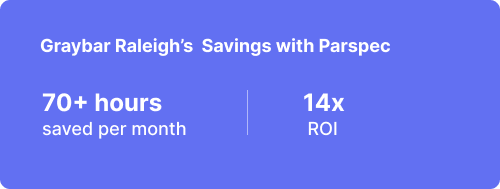 Graybar Savings with Parspec